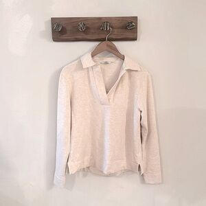 Vineyard Vines V-Neck Collared Sweatshirt Women’s Size M